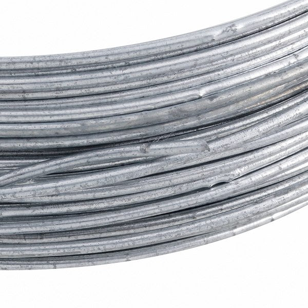 Arame Galvanizado Fio 14 25m Cinza Alambre