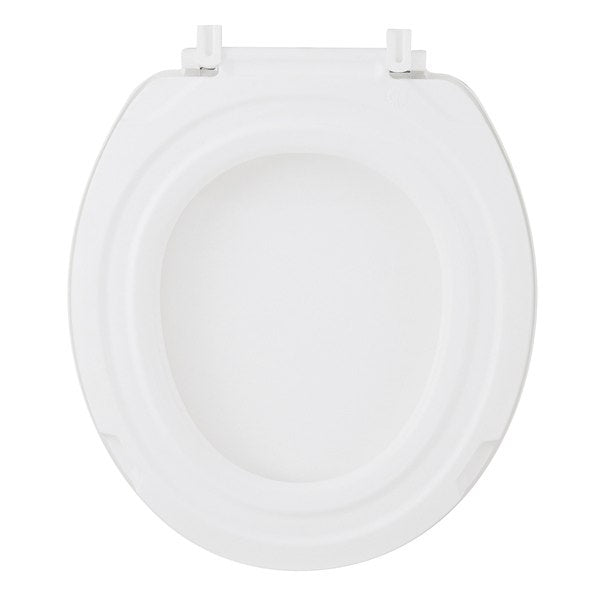 Assento Sanitário Almofadado Convencional Oval Polietileno Branco