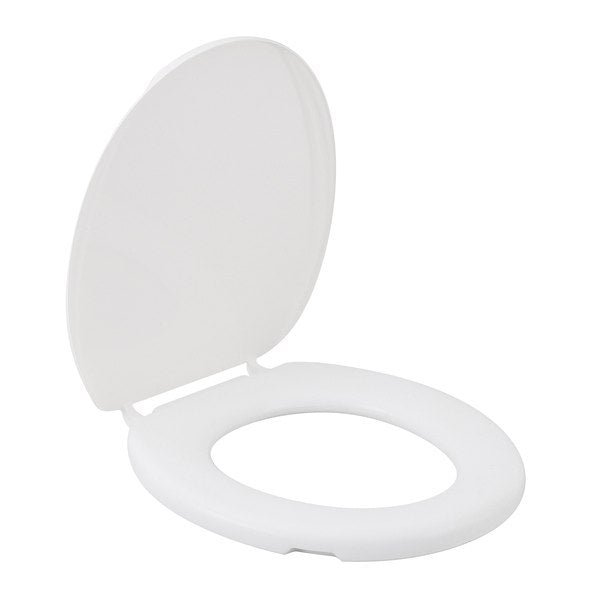 Assento Sanitário Almofadado Convencional Oval Polietileno Branco
