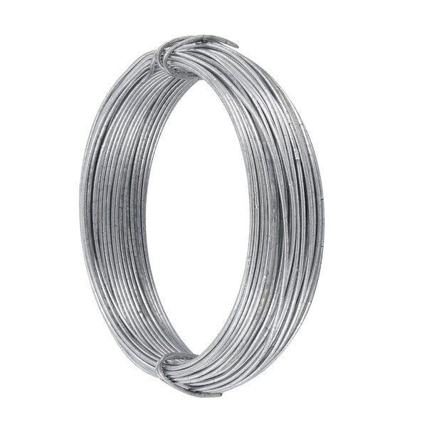 Arame Galvanizado Fio 14 25m Cinza Alambre